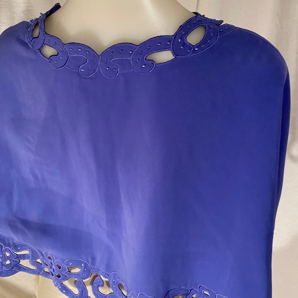 Studio One Ladies Lavender Cape One Size - Picture 2 of 9